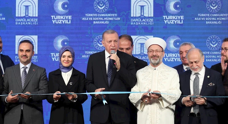 Cumhurbaşkanı Erdoğan ve Bakanımız Göktaş, Darülaceze Sosyal Yaşam Şehri