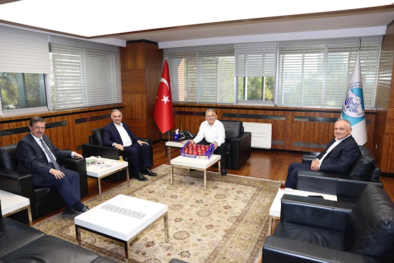 Başkan Büyükkılıç’a 3 İlçe Belediye Başkanından Ziyaret
