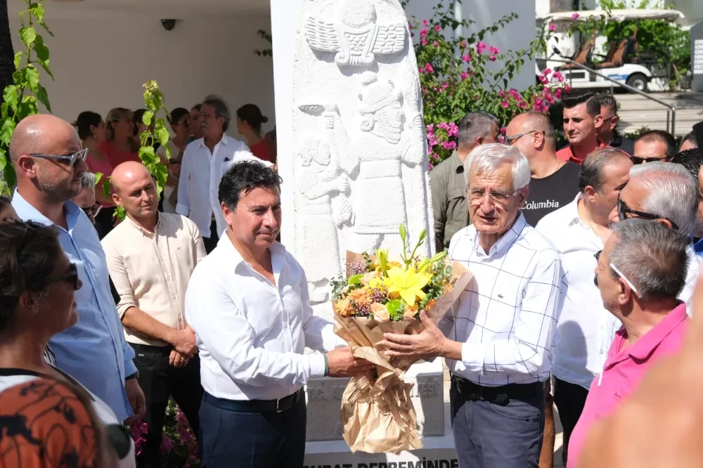 Arsuz Belediyesinden Bodrum’a Hediye  Hatay Arsuz Dostluk Anıtı Açılışı