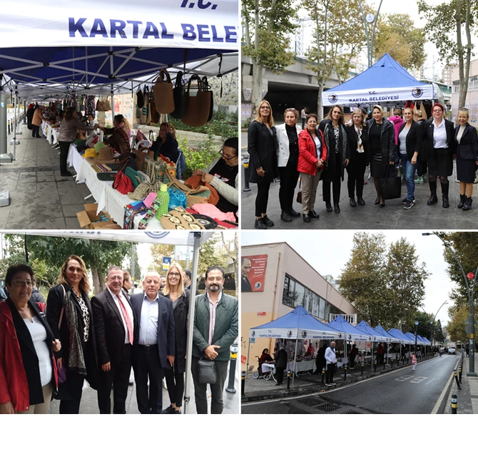 KARTAL KADIN EMEĞİ PAZARI AÇILDI