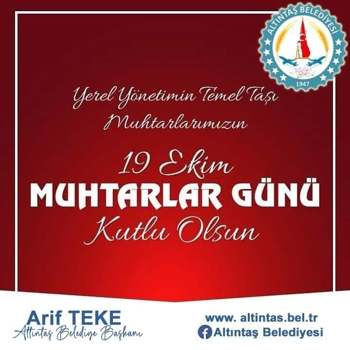 Muhtarlar Günü Kutlu Olsun...