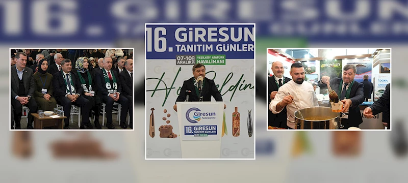 BAŞKAN ŞENLİKOĞLU GİRESUN GÜNLERİ’NE KATILDI