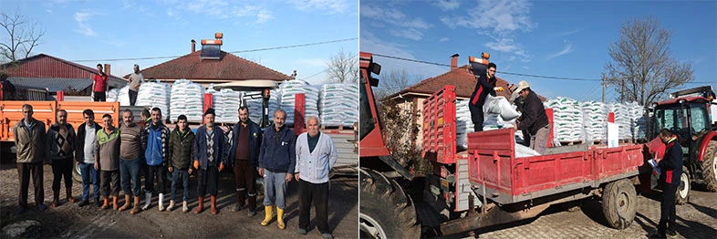 Çiftçilere yüzde 50 hibeli gübre dağıtımı başladı