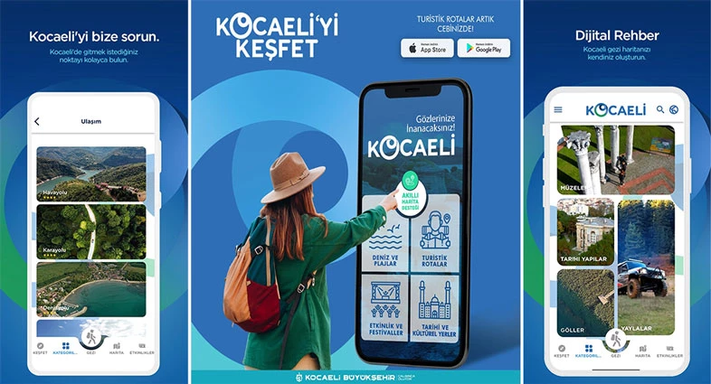 Kocaeli’nin turist mobil uygulaması
