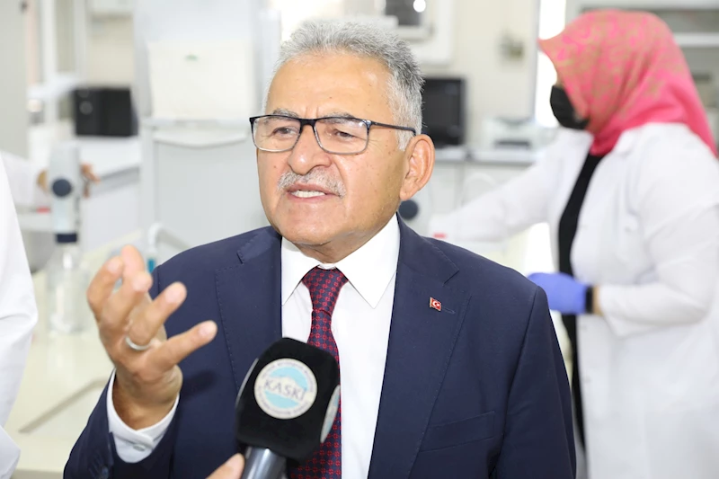 Başkan Büyükkılıç: “KASKİ Laboratuvarlarımız ile İçme Suyumuz Güvence Altında”