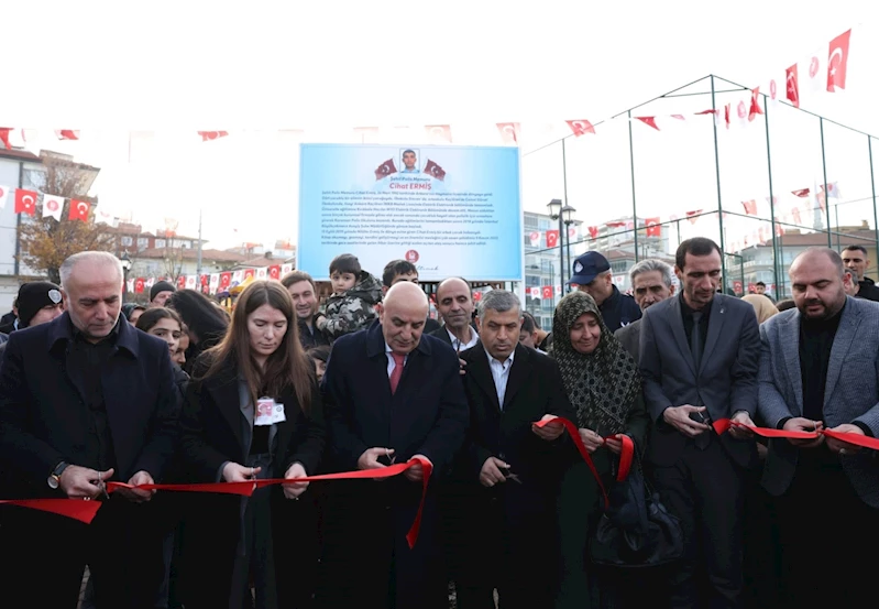 Şehit Polis Memuru Cihat Ermiş Parkı’nın açılışı Keçiören’de yapıldı