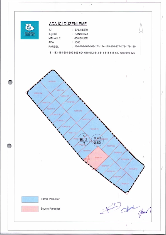 600 Evler Mh. 1366 Ada İçi Düzenlemesi