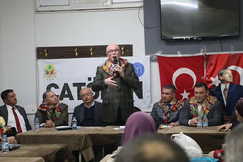 BAŞKAN KURT ÇATÖRENLİLERLE BULUŞTU