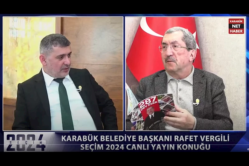 Başkan Vergili Karabük Net Haber Canlı Yayınına Katıldı