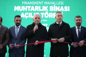 FİNANSKENT MAHALLE MUHTARLIĞI HİZMETE AÇILDI