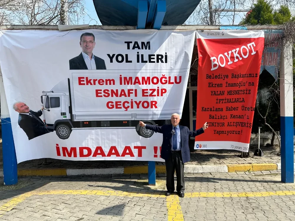 Balıkçı Kenan: Ekrem İmamoğlu esnafı ezip geçiyor