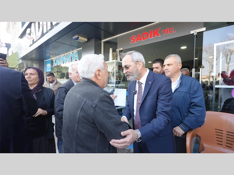 GAZİLERİN ŞÜKRANIYLA KARŞILANDI: BAŞKAN BOZDOĞAN