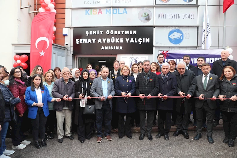 İZMİT BELEDİYESİ ŞEHİT ÖĞRETMEN ŞENAY AYBÜKE YALÇIN’IN ADINI YAŞATACAK CUMHURİYET YAŞAM MERKEZİNİ AÇTI