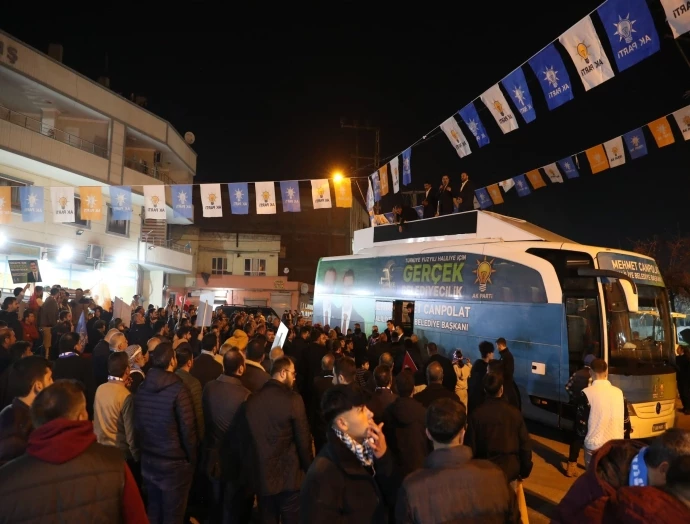 BAŞKAN CANPOLAT: BİZ HİZMET ADAMLARI VE ADAYLARIYIZ