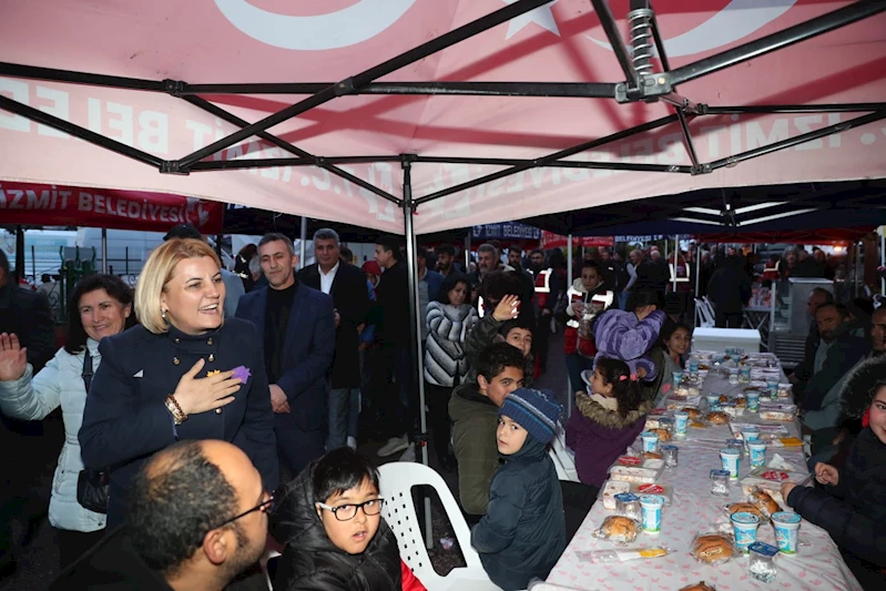 HÜRRİYET TOPÇULAR MAHALLESİ SAKİNLERİYLE İFTAR SOFRASINDA BULUŞTU