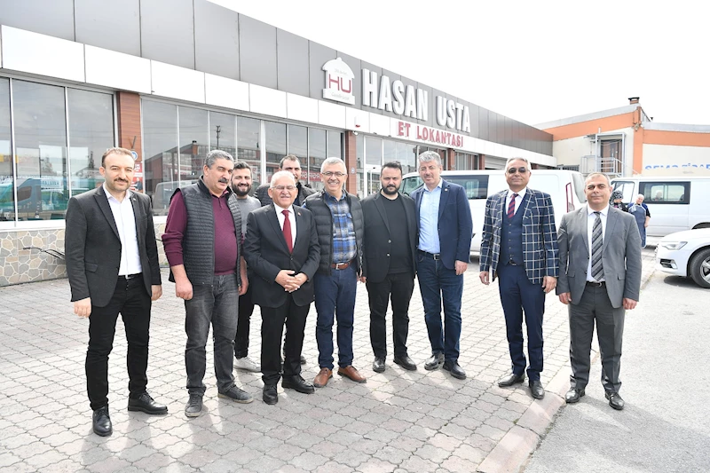 Esnaf Dostu Başkan Büyükkılıç’tan Ağaç İşleri Esnafına Ziyaret