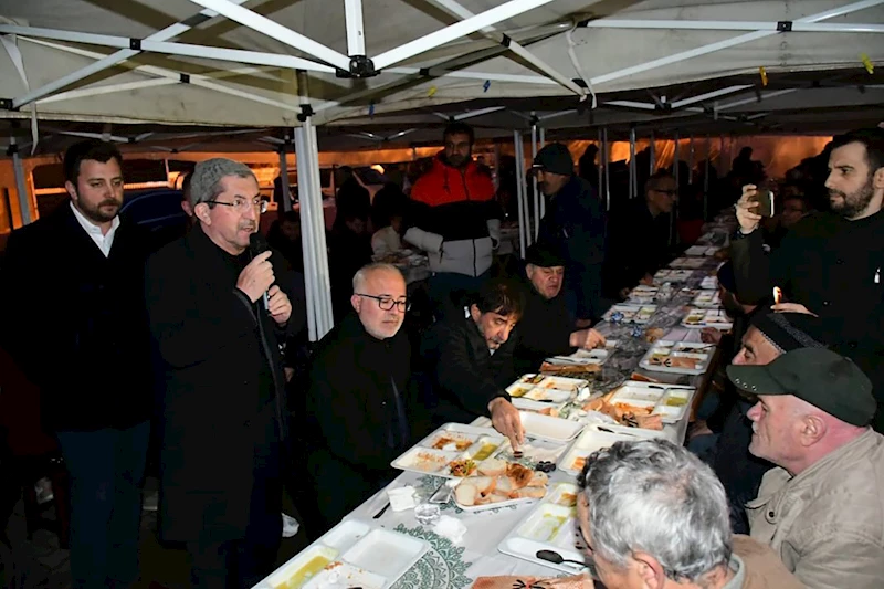 Başkan Vergili İftarda Kayabaşı Mahallesi Sakinleriyle Bir Araya Geldi