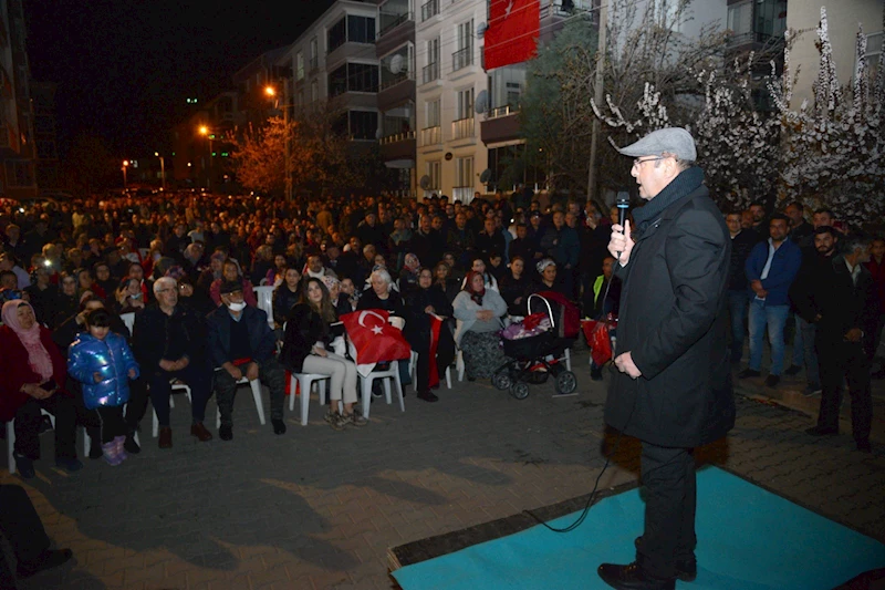 BAŞKANIMIZ EKİCİOĞLU, YENİCE VE MEDRESE MAHALLESİ HALKIYLA BULUŞTU