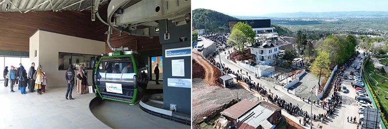 4 günde 29 bin 98 vatandaş Kartepe Teleferiğini kullandı