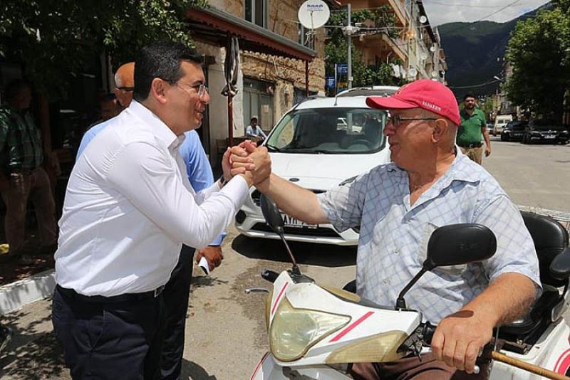 Başkan Tütüncü, Gündoğmuş’ta 