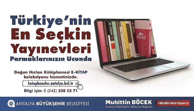 E-Kitap koleksiyonu okurlarını bekliyor