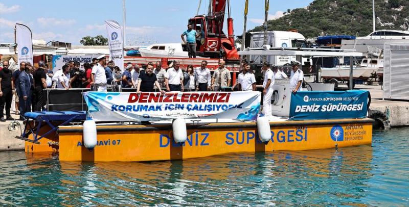 Deniz Süpürgesi Akdeniz’e İndirildi