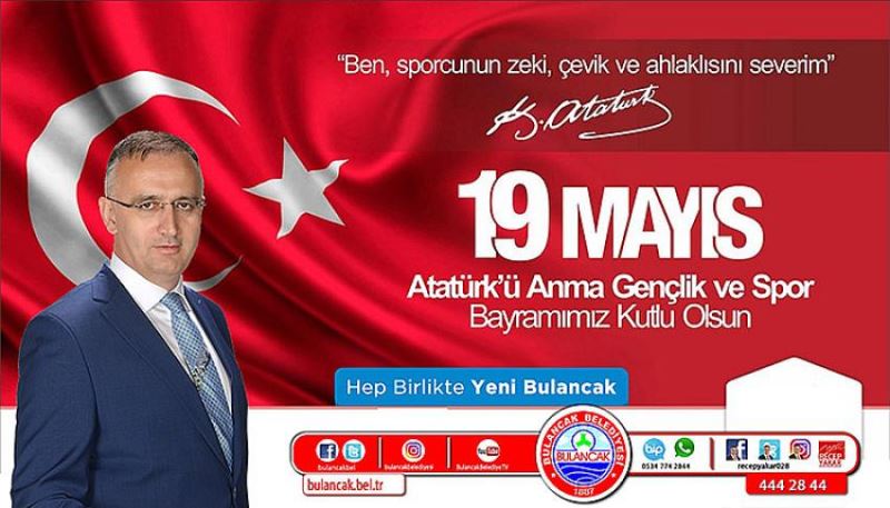 Recep Yakar, 19 Mayıs Mesajı